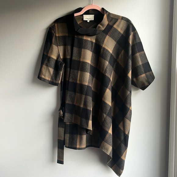 3.1 Phillip Lim plaid wrap top - Picture 6 of 10